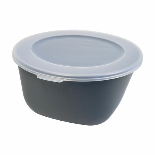Koziol Aufbewahrungsbox Connect Box 2, Vorratsdose, Kunststoff, Nature Ash Grey, 2 L, 8871701