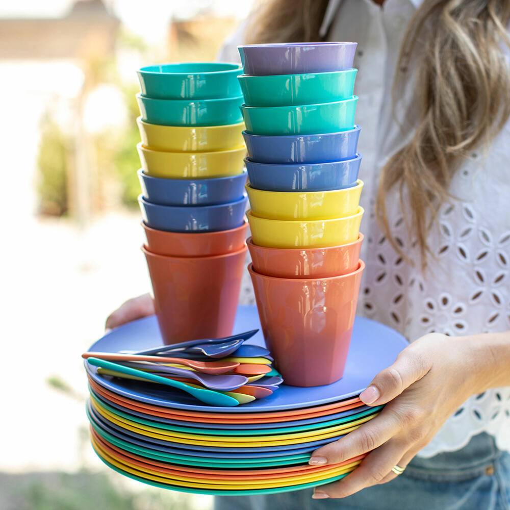 Koziol Spoon Nora Spoon S, Picnic Spoon, Plastic, Strong Coral, 8058725