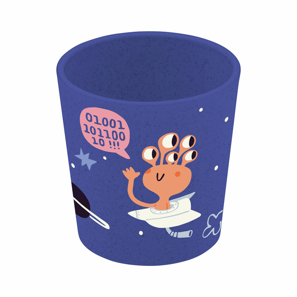 Koziol cup Connect Cup S Space, plastic, organic blue, 190 ml, 8326746