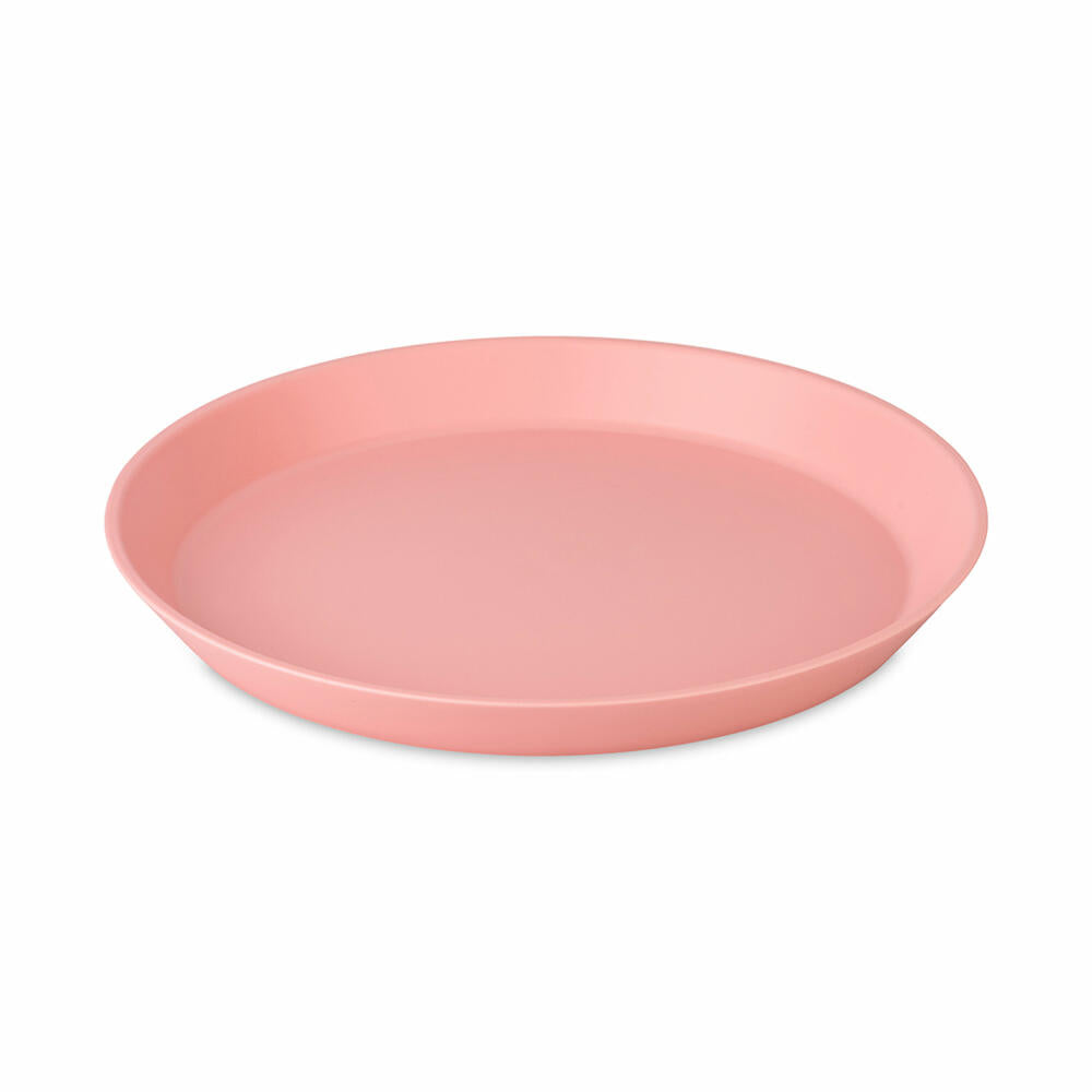 Koziol Plate Connect Nora Plate, Dessert Plate, Plastic, Sweet Pink, 20.5 cm, 8366722