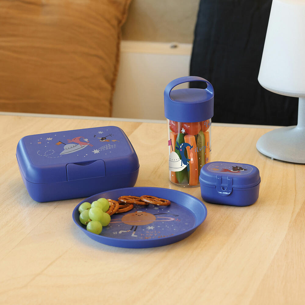 Koziol snack box Pascal Mini Space, plastic, organic blue, 8358746