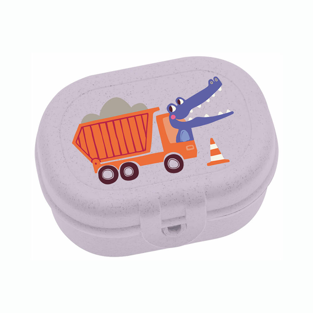 Koziol snack box Pascal Mini Trucks, plastic, organic gray, 8359747