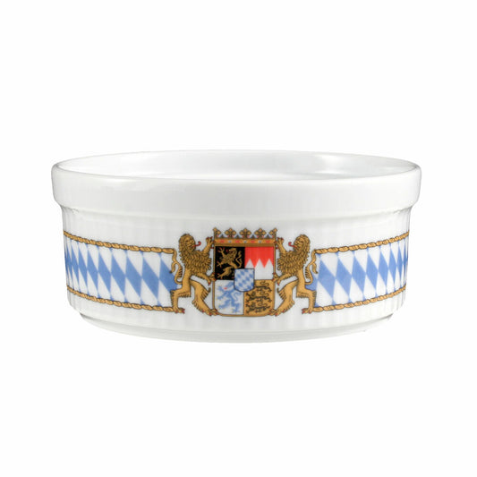 Seltmann Weiden Compact Pastetennapf Obatzter, Pastetenform, Schale, Schüssel, Porzellan, Bayern Dekor, Ø 12 cm, 001.459948