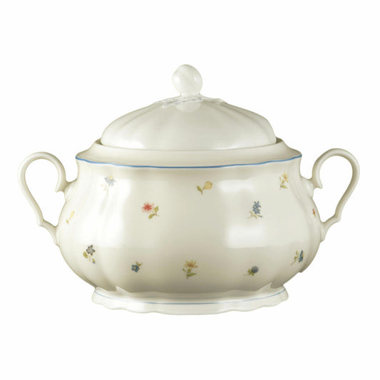 Seltmann Weiden Terrine mit Deckel Marie-Luise Streublume, Porzellan, Bunt, 3 L, 001.292793
