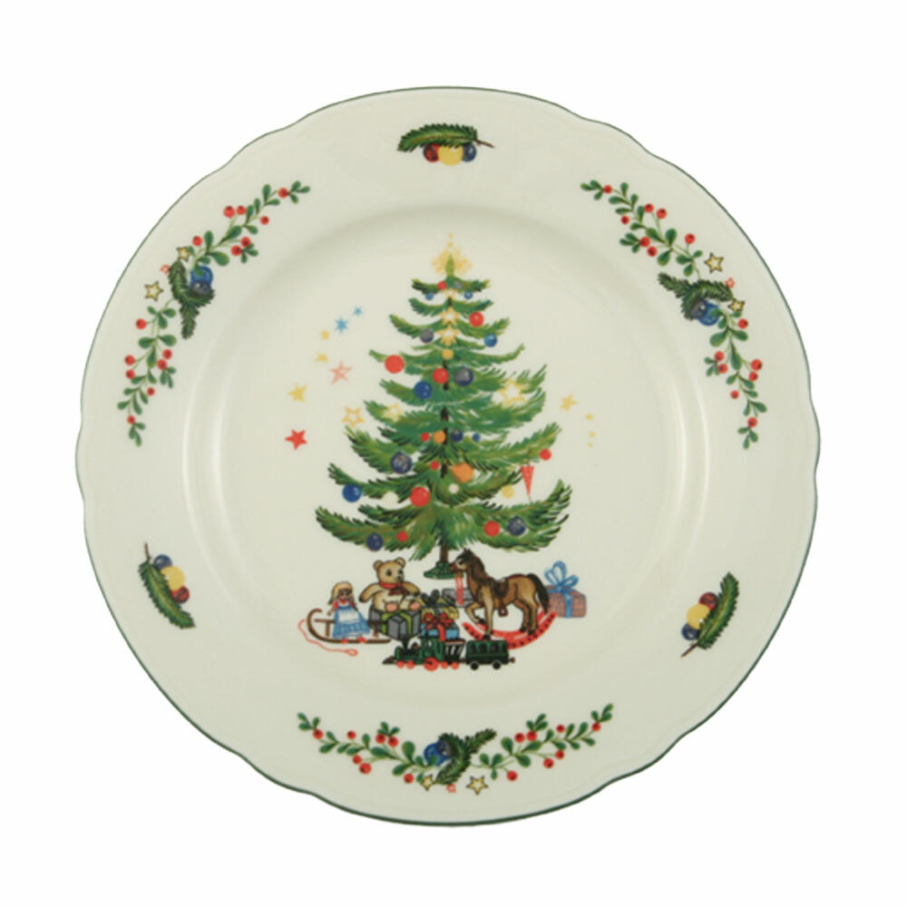 Seltmann Weiden Marie-Luise bread plate, breakfast plate, plate, porcelain, Christmas, Ø 17.1 cm, 001.290677