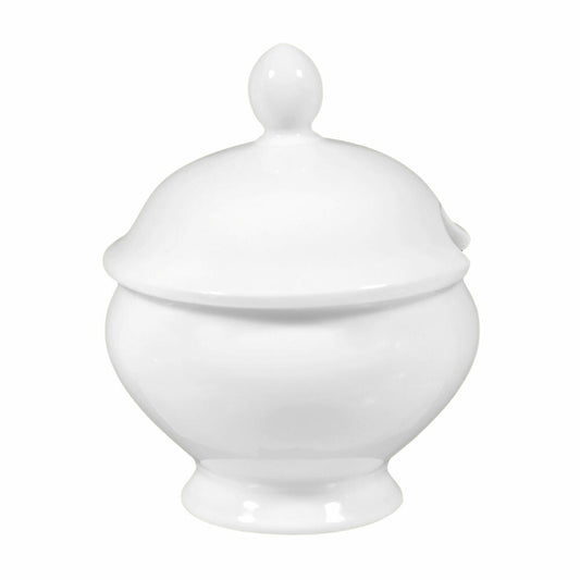 Seltmann Weiden Senftopf mit Deckel Lukullus Weiß, Porzellan, 180 ml, 001.097482