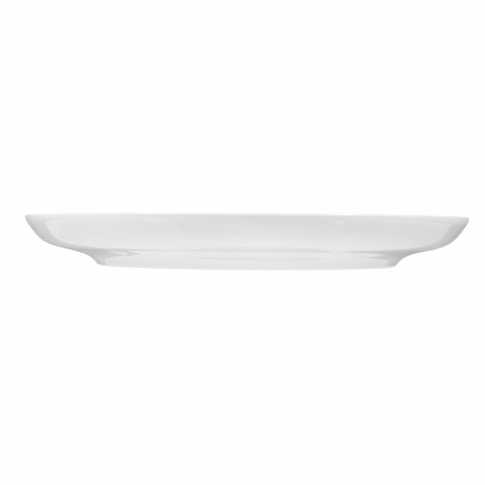 Seltmann Weiden Lido Plate Flat, Dinner Plate, Serving Plate, Porcelain, Coup White, Ø 30 cm, 001.198774