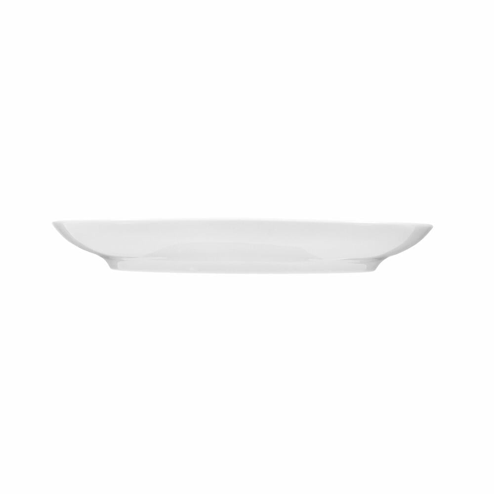 Seltmann Weiden Lido Teller Flach Eckig, Frühstücksteller, Kuchenteller, Porzellan, Weiß, 20 cm, 001.198897