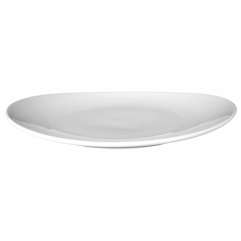 Seltmann Weiden Modern Life Plate Oval, Dinner Plate, Serving Plate, Porcelain, White, 30.2 x 27.7 cm, 001.658471