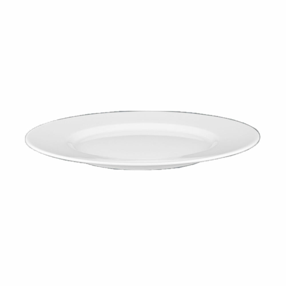 Seltmann Weiden No Limits bread plate, cake plate, plate, porcelain, white, Ø 20.3 cm, 001.710866