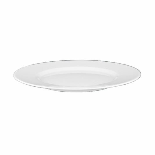Seltmann Weiden No Limits bread plate, cake plate, plate, porcelain, white, Ø 20.3 cm, 001.710866