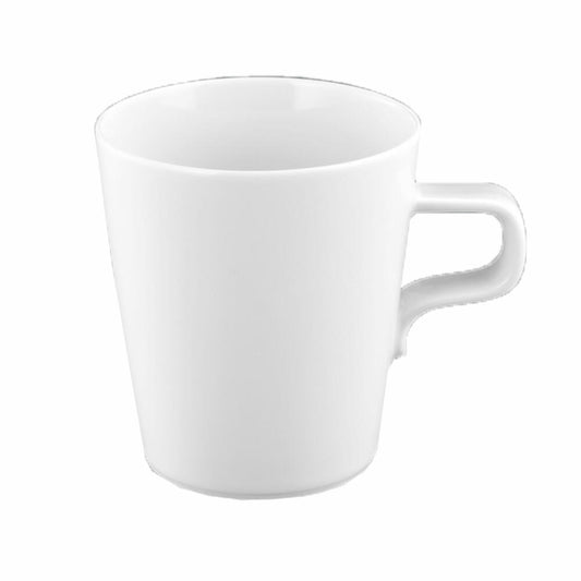 Seltmann Weiden No Limits Milchkaffeetasse, Kaffeetasse, Kaffee Tasse, Porzellan, Weiß, 370 ml, 001.710907
