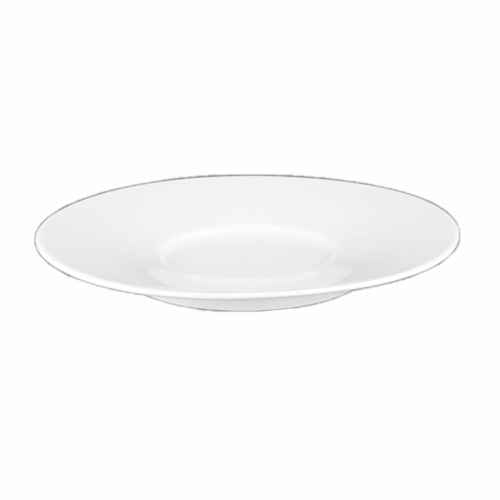 Seltmann Weiden No Limits combination saucer, underplate, porcelain, white, Ø 17.7 cm, 001.710908