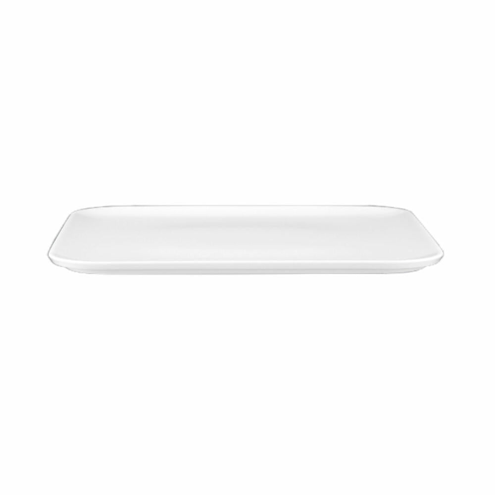 Seltmann Weiden No Limits Square Plate, Serving Plate, Serving Plate, Porcelain, White, 35.9 x 23.8 cm, 001.711704