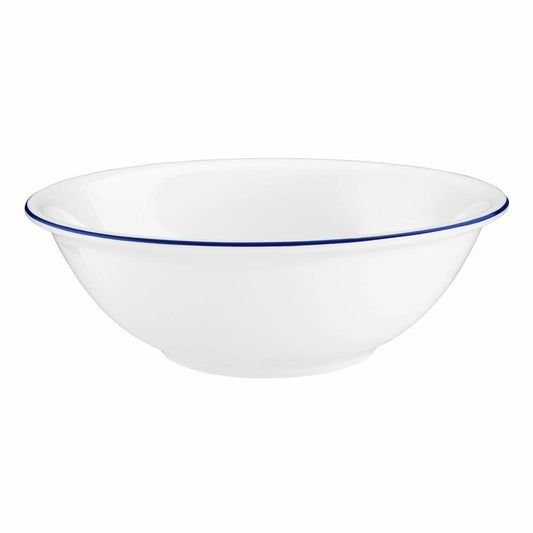 Seltmann Weiden Compact Schüssel, Schale, Salatschale, Porzellan, Blaurand, Ø 20 cm, 001.718864
