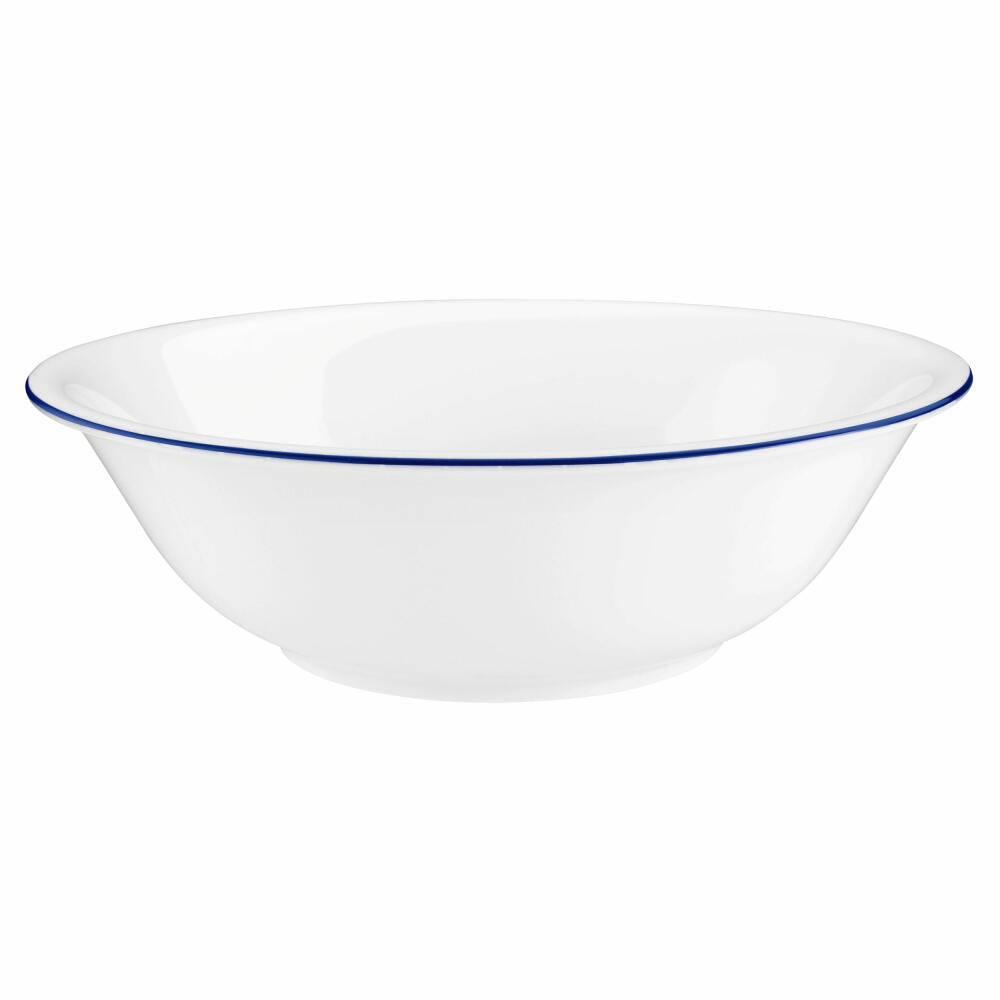 Seltmann Weiden Compact Schüssel, Schale, Salatschale, Porzellan, Blaurand, Ø 23 cm, 001.718865