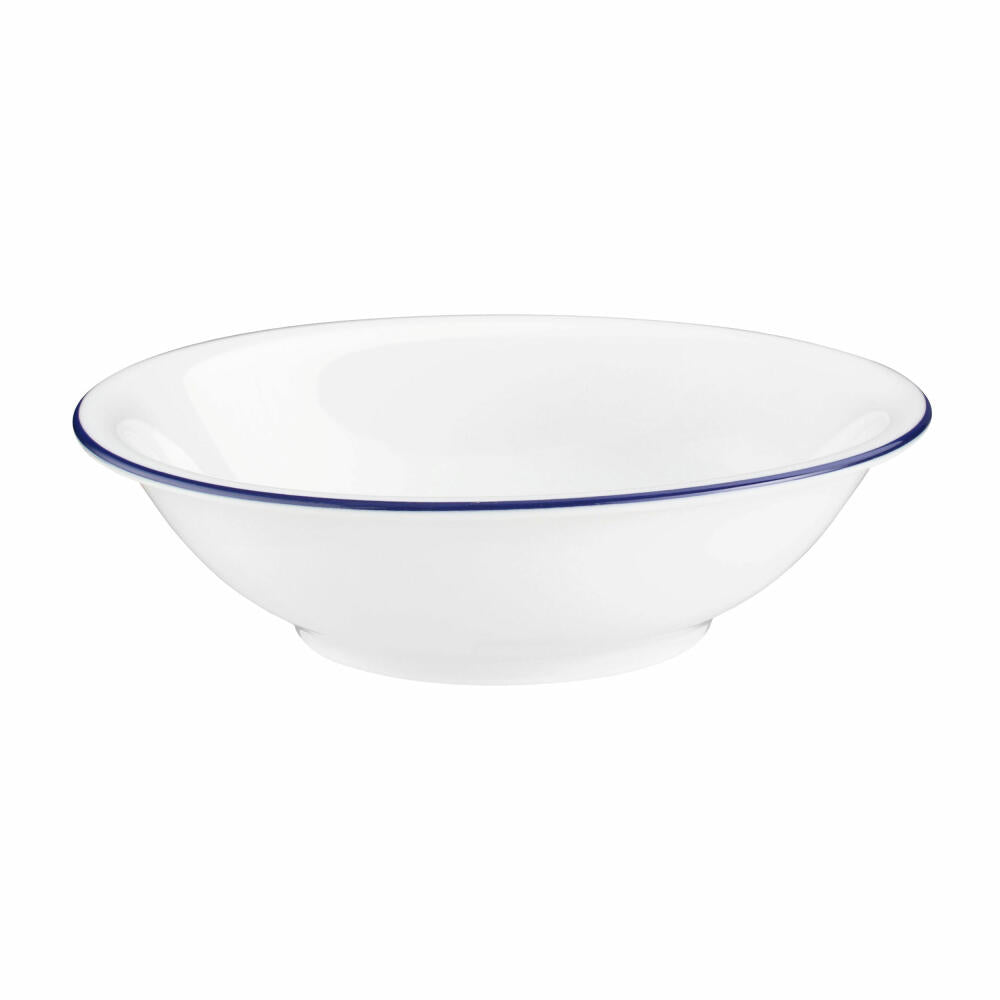 Seltmann Weiden Compact dessert bowl, bowl, porcelain, blue rim, Ø 13.2 cm, 001.718862