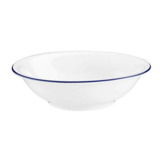 Seltmann Weiden Compact Dessertschale, Schale, Schüssel, Porzellan, Blaurand, Ø 13.2 cm, 001.718862