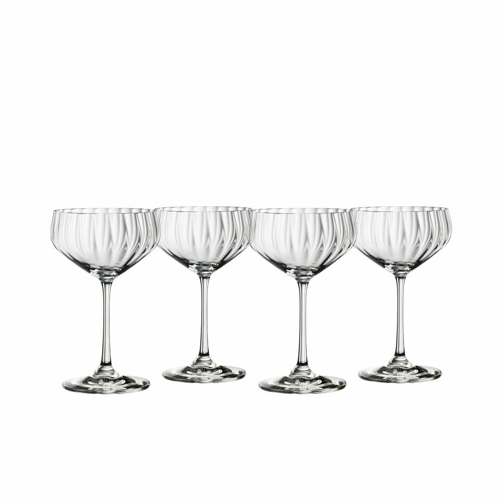 Spiegelau Coupetteglas Set LifeStyle 4-tlg., Cocktailgläser, Kristallglas, 310 ml, 4450178