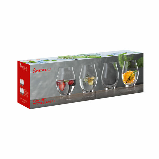 Spiegelau Flavored Water Gläser 4er Set, Wassergläser, Glas, Transparent, 450 ml, 4200174