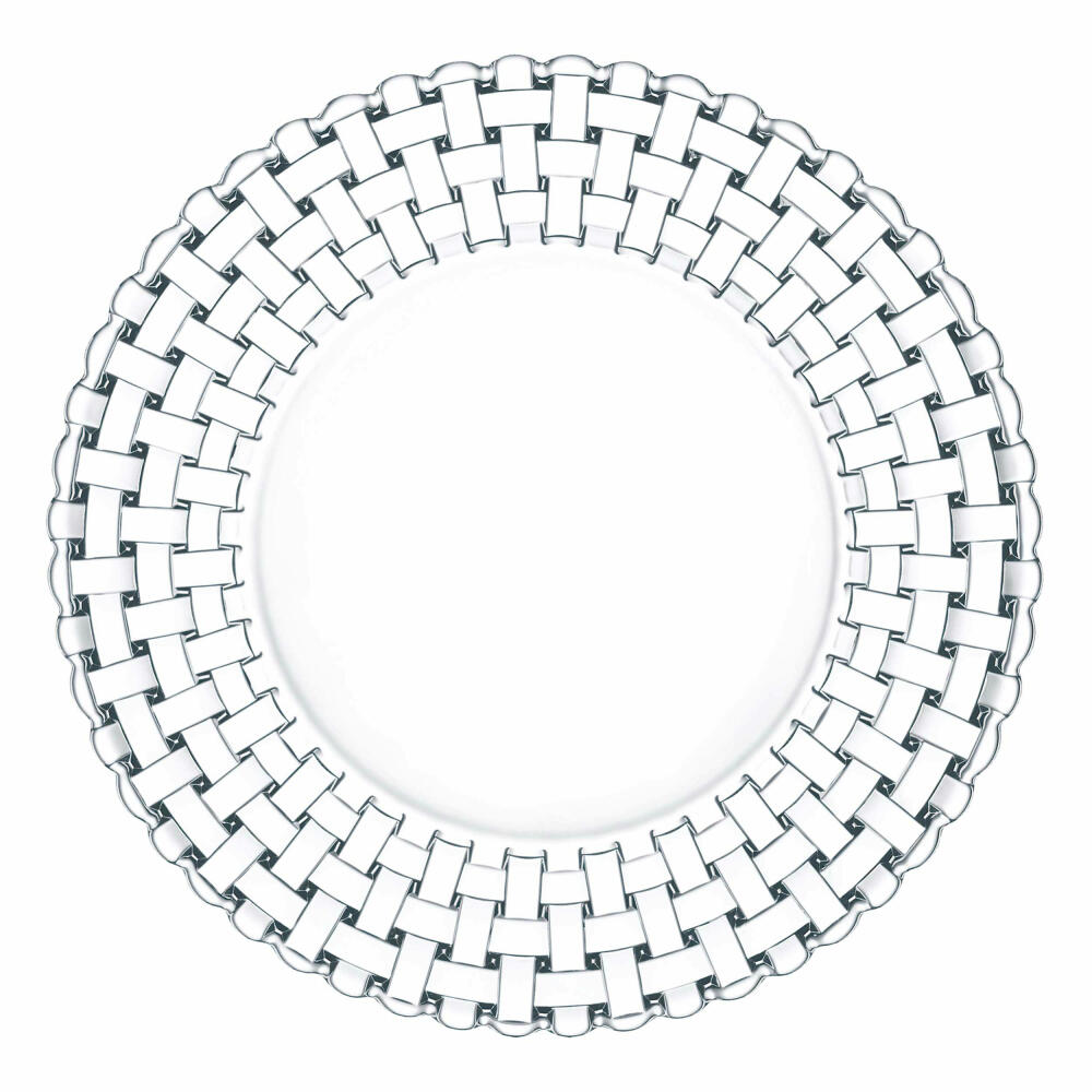 Nachtmann Bossa Nova Teller Klein, 2er Set, Servierteller, Glasteller, Kristallglas, Ø 23 cm, 0098035-0