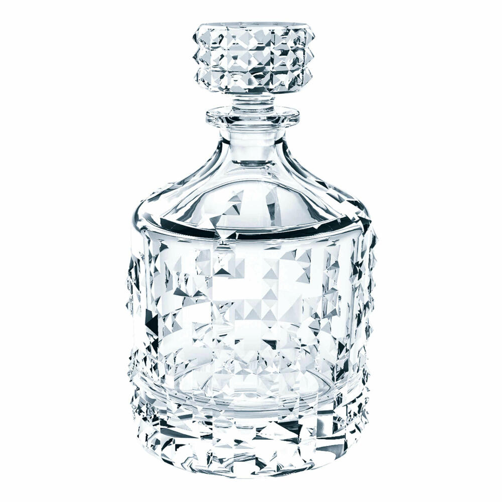 Nachtmann Punk Whiskyset 3tlg., Karaffe + Whiskyglas, Whiskybecher, Whiskeyglas, Kristallglas, 750 ml, 0099501-0