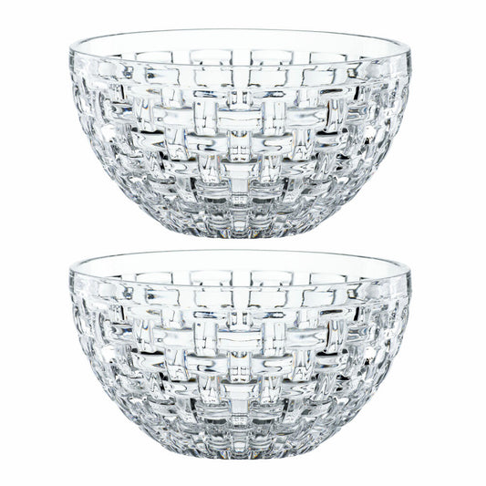 Nachtmann Bossa Nova bowl, set of 2, small bowl, serving bowl, glass bowl, crystal glass, 750 ml, 102253