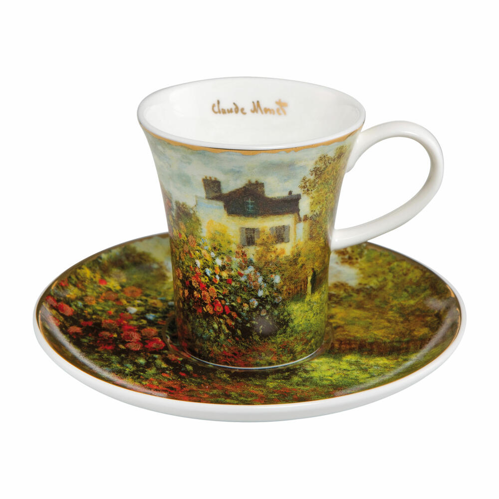 Goebel Espressotasse Claude Monet - Das Künstlerhaus, Fine Bone China, Bunt, 100 ml, 67011641