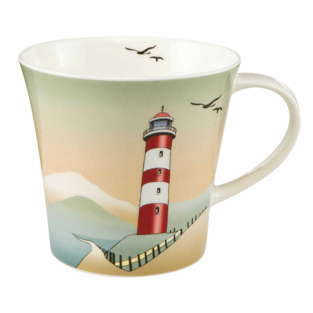 Goebel Coffee-/Tea Mug Lighthouse, Fine Bone China, Bunt, 350 ml, 23100131