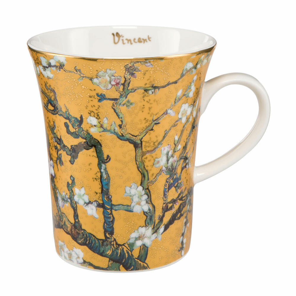 Goebel Mandelbaum artist mug, artist mug, drinking mug, cup, Vincent van Gogh, porcelain, gold, 67011061
