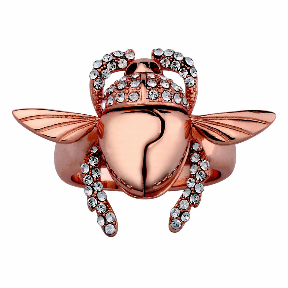Goebel Aladdin Gold Scarab Ring, Disney, Beetle Ring, Jewelry, Rose Gold, 14 Carat, Size 7, 12101661
