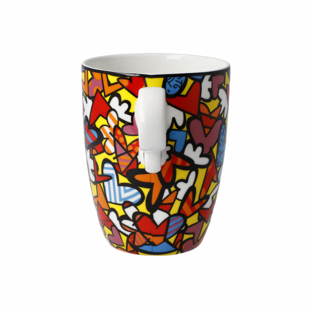 Goebel Artist Mug Romero Britto - All We Need is Love, Cup, Mug, Fine Bone China, Colorful, 400 ml, 66452841