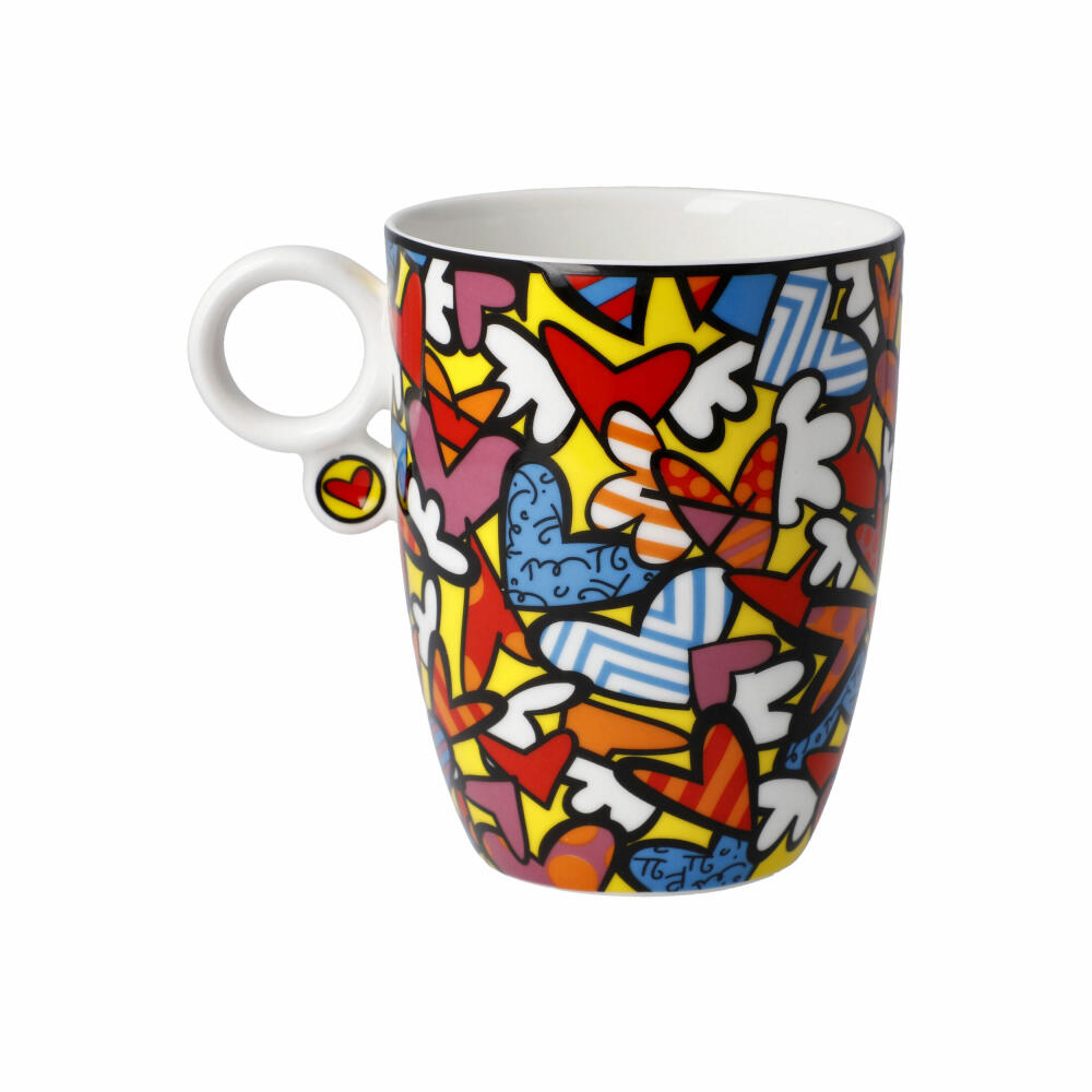 Goebel Artist Mug Romero Britto - All We Need is Love, Cup, Mug, Fine Bone China, Colorful, 400 ml, 66452841