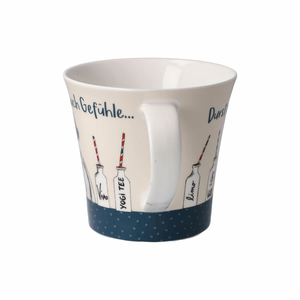 Goebel Coffee-/Tea Mug Barbara Freundlieb - Men have feelings, cup, mug, fine bone china, colorful, 350 ml, 27001051