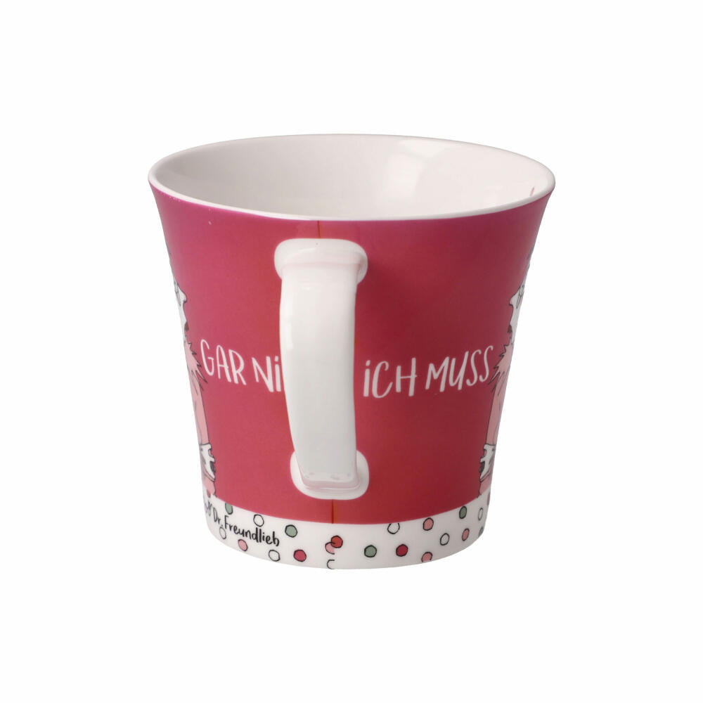 Goebel Coffee-Tea Mug Barbara Freundlieb - I don't have to do anything, Cup, Fine Bone China, Colorful, 350 ml, 27001061