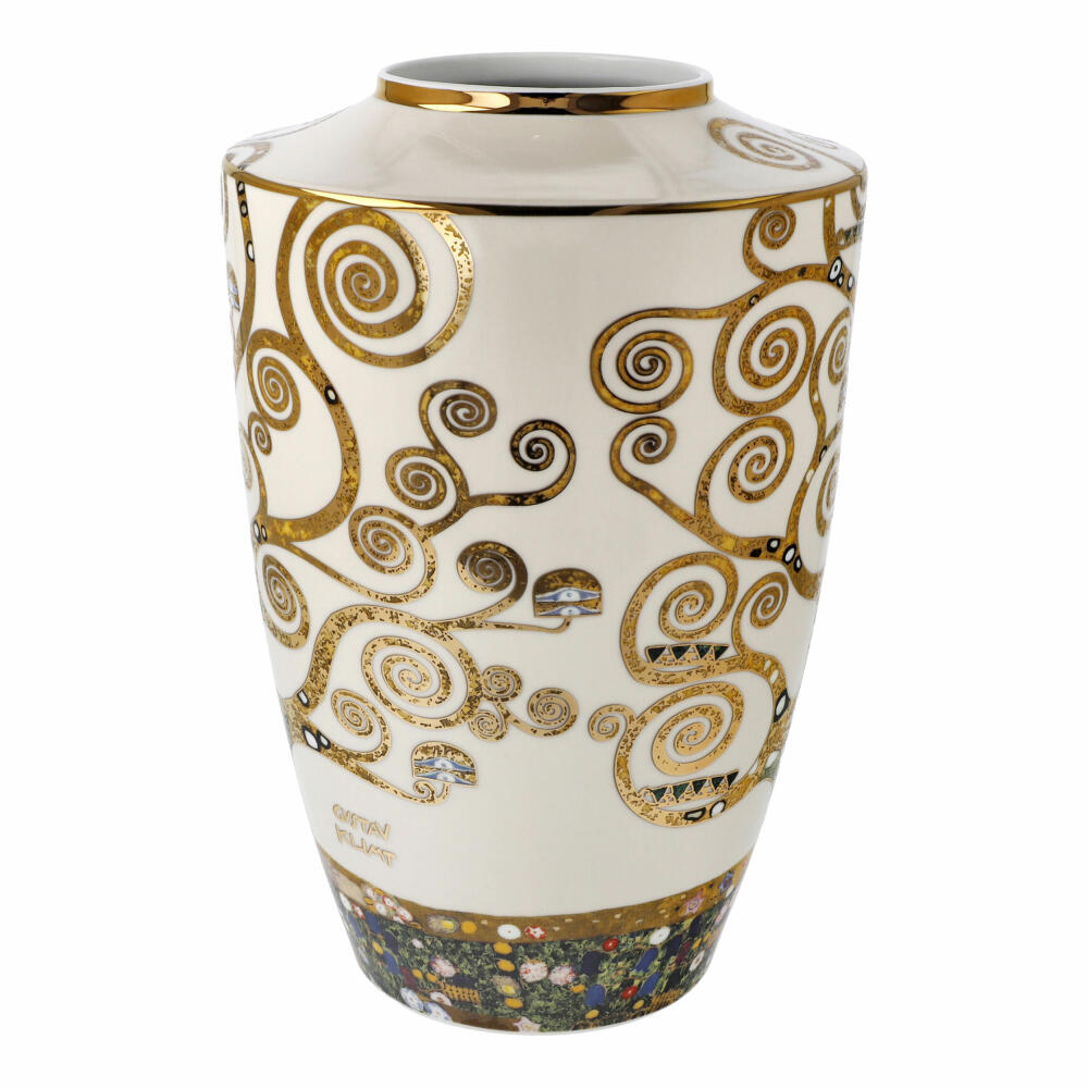 Goebel Vase Gustav Klimt - The Tree of Life, Decorative Vase, Artis Orbis, Porcelain, Colorful, 24 cm, 67061551