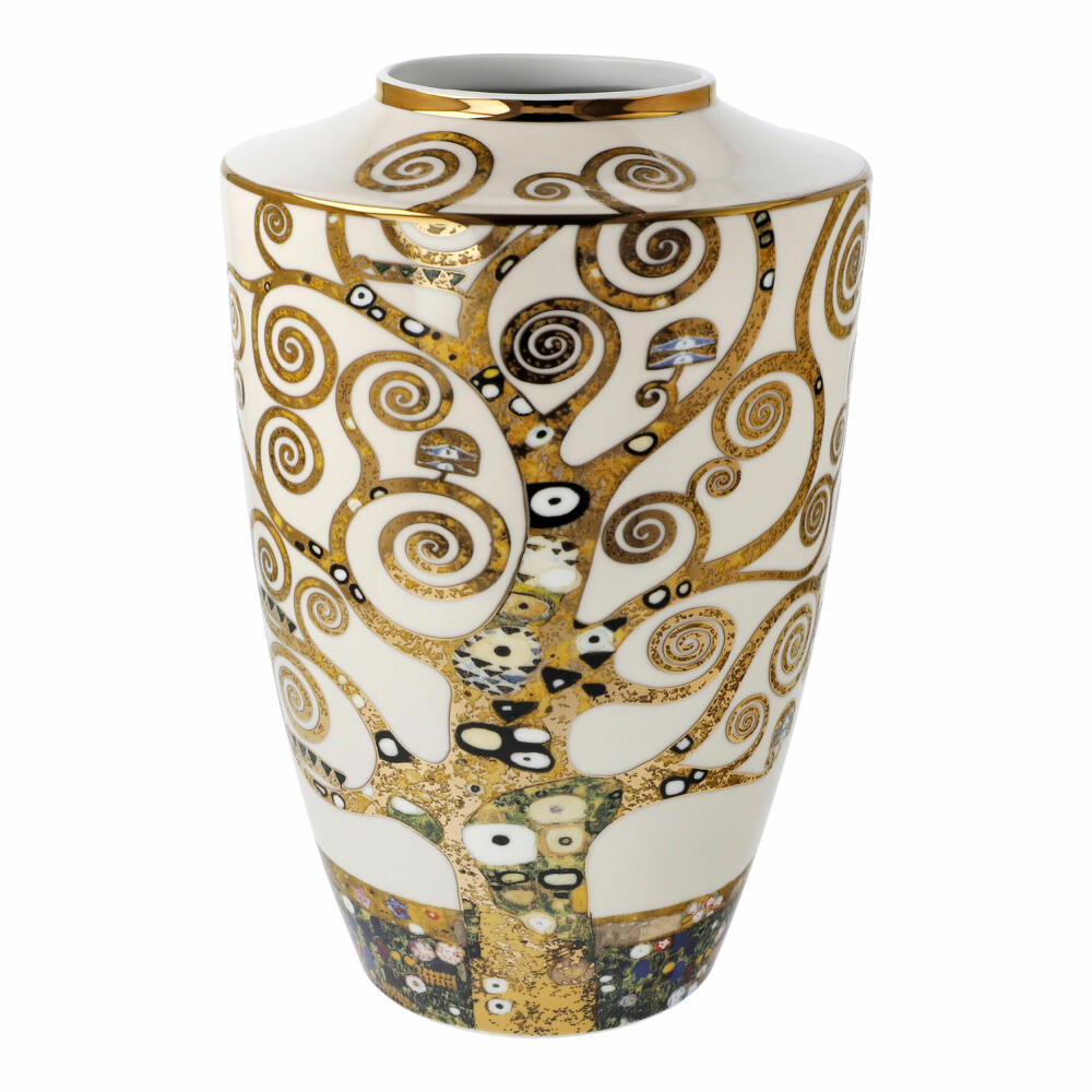 Goebel Vase Gustav Klimt - The Tree of Life, Decorative Vase, Artis Orbis, Porcelain, Colorful, 24 cm, 67061551