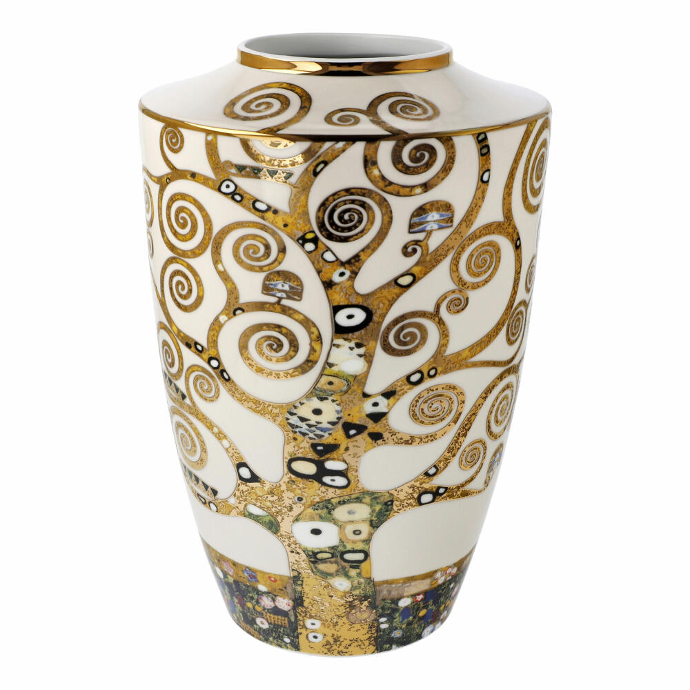Goebel Vase Gustav Klimt - The Tree of Life, Decorative Vase, Artis Orbis, Porcelain, Colorful, 24 cm, 67061551