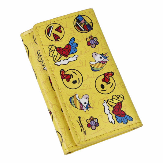 Goebel Key Case emoji by Britto - Summer Feeling, Folder, Imitation Leather, Yellow, 66460451
