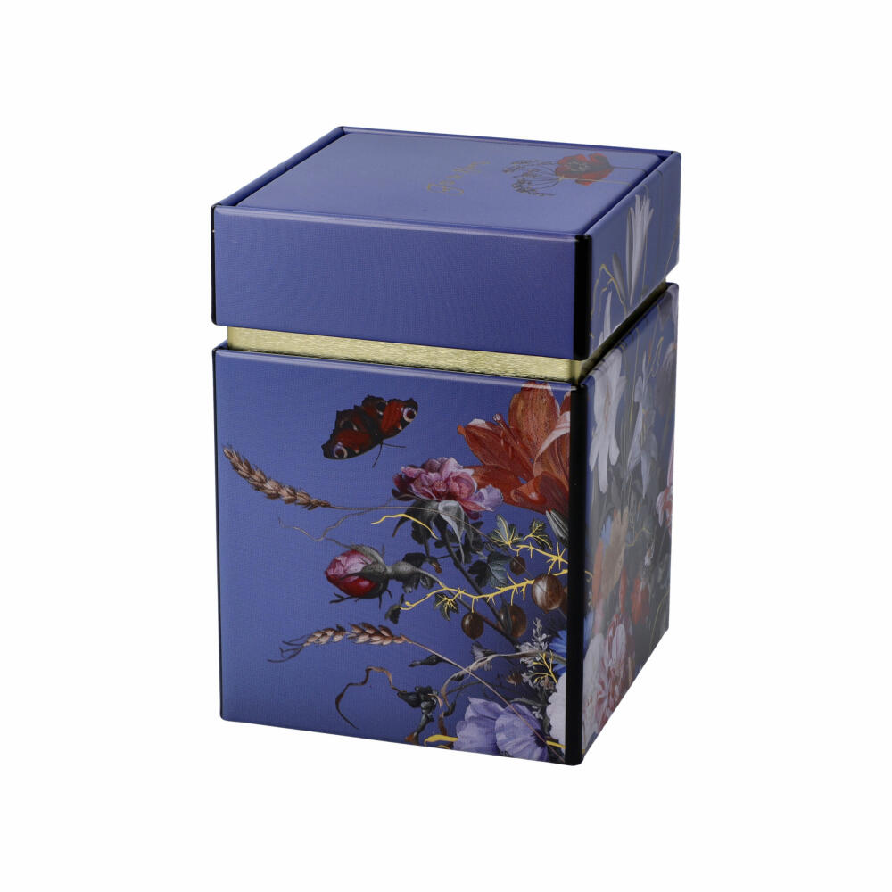 Goebel Artist Tin Summer Flowers - De Heem, Storage Tin, Metal, Blue, 11 cm, 67061641