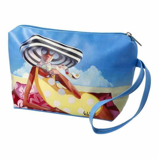 Goebel Cosmetic Bag Trish Biddle - Margarita Girl, Bag, Cosmetic Bag, Imitation Leather, Colorful, 67140281