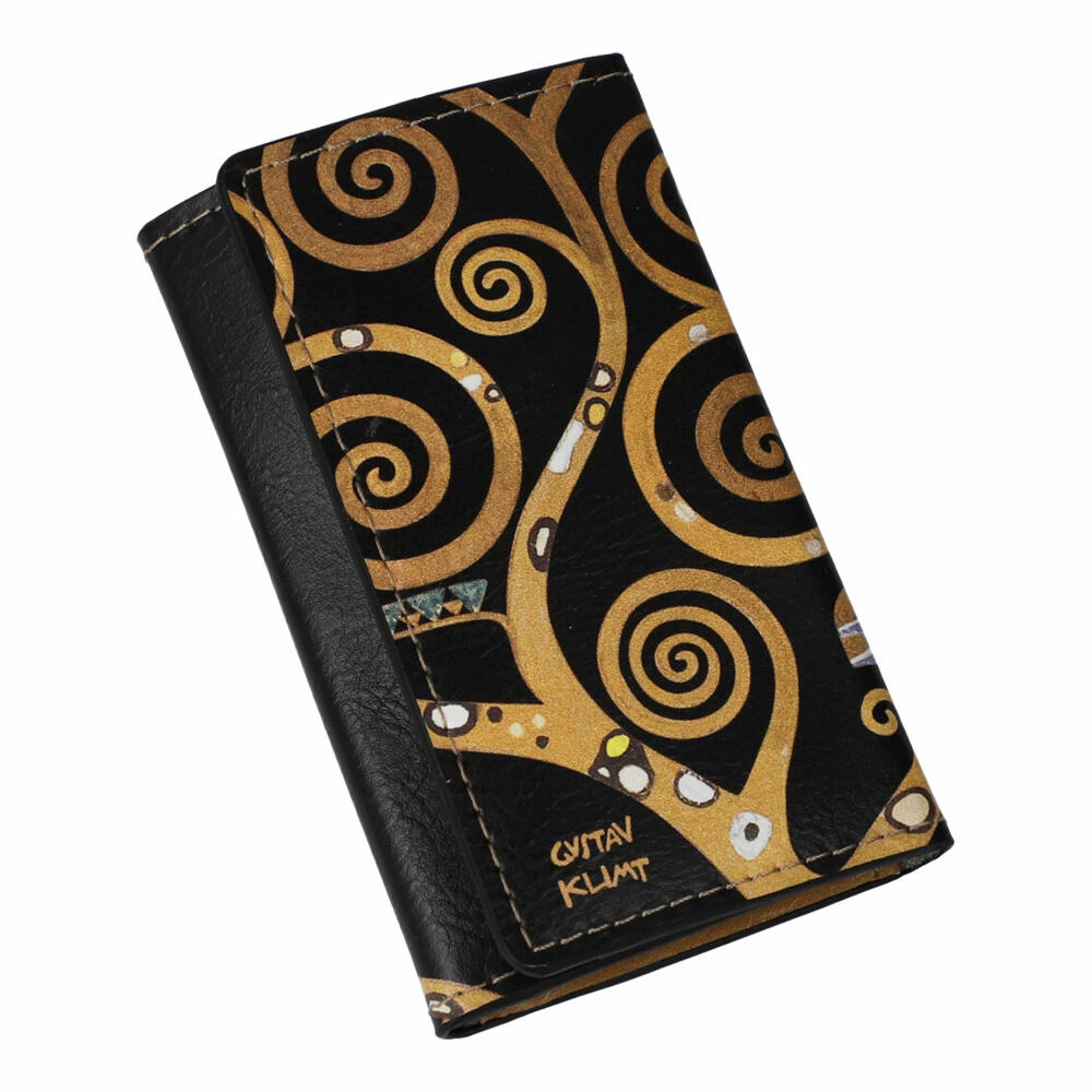 Goebel Schlüsselmäppchen Gustav Klimt - Der Lebensbaum, Mappe, Etui, Artis Orbis, Kunstleder, Schwarz, 67061681