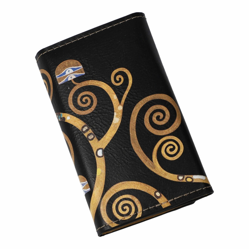 Goebel Schlüsselmäppchen Gustav Klimt - Der Lebensbaum, Mappe, Etui, Artis Orbis, Kunstleder, Schwarz, 67061681
