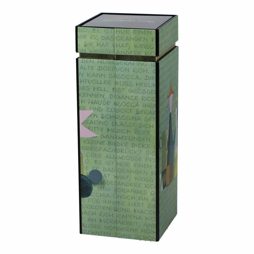 Goebel Dose Rosina Wachtmeister - La storia di Serafino, Künstlerdose, Katzen, Metall, Grün, 66860911