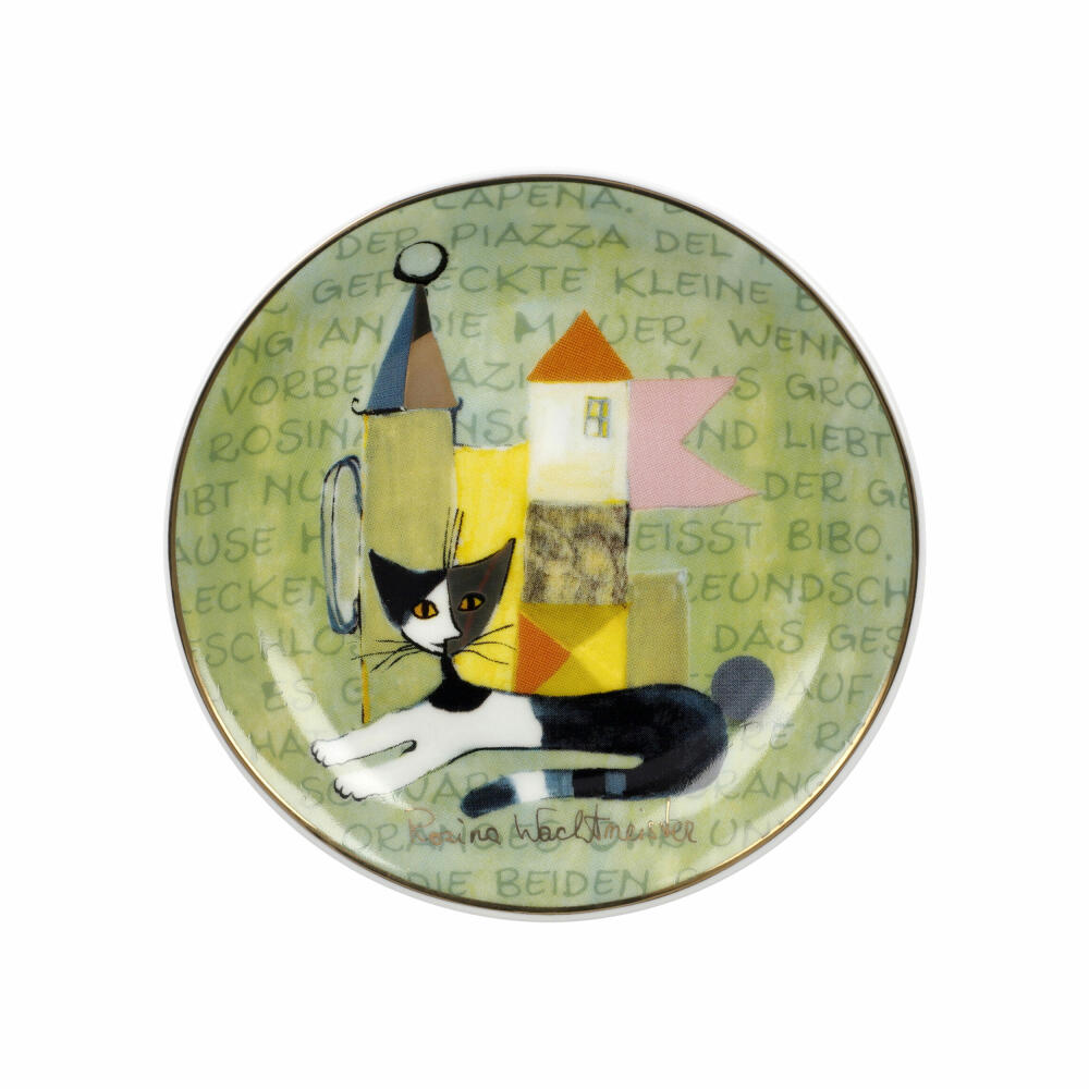 Goebel Miniteller Rosina Wachtmeister - La storia di Serafino, Dekoteller, Teller, Fine Bone China, Bunt, 10 cm, 66860971