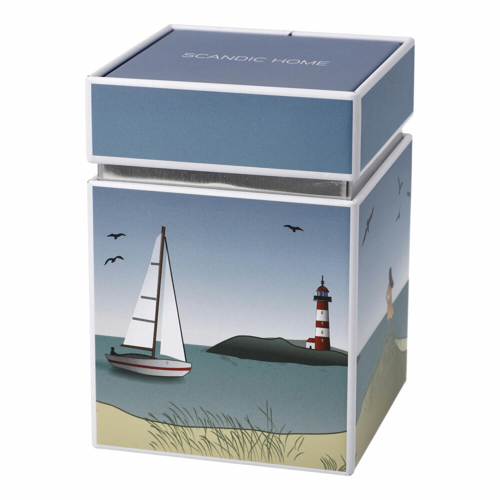 Goebel Tin Ocean Love, Tea Tin, Decorative Tin, Storage, Metal, Colorful, 11 cm, 23101551