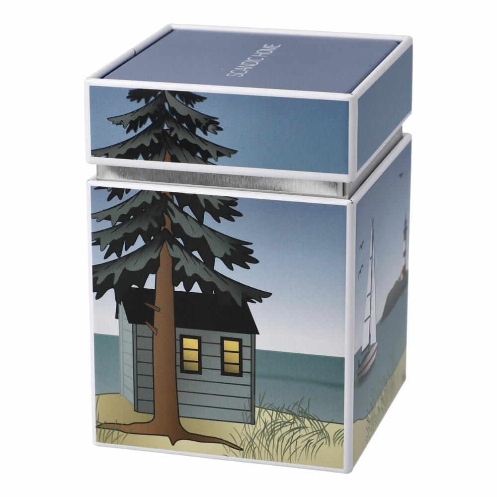 Goebel Tin Ocean Love, Tea Tin, Decorative Tin, Storage, Metal, Colorful, 11 cm, 23101551