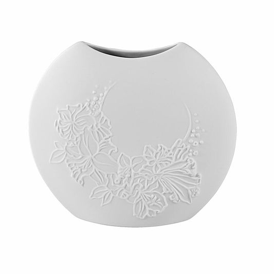 Goebel Vase Kaiser Porcelain Leona, decorative vase, biscuit porcelain, white, 12 cm, 14005041