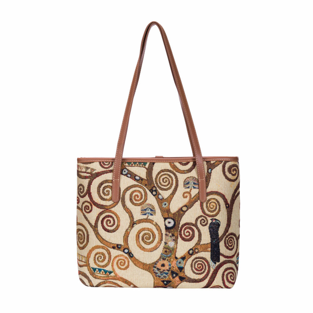 Goebel Schultertasche Gustav Klimt - Der Lebensbaum, Tasche, Shopper, Artis Orbis, Textil, Bunt, 67061691