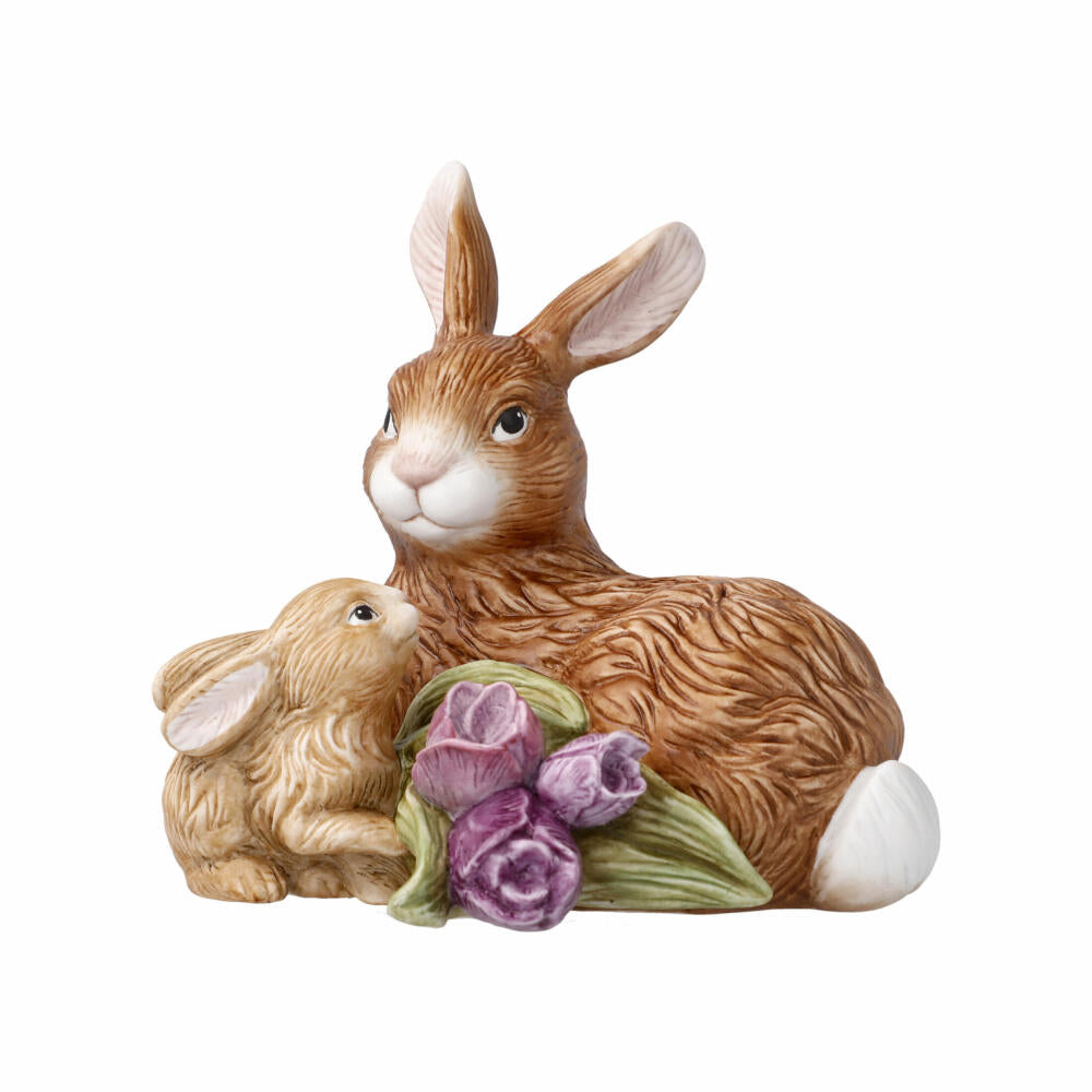 Goebel Figurine Rabbit Annual Rabbit 2022, Easter Decoration, Biscuit Porcelain, Colorful, 12 cm, 66845221